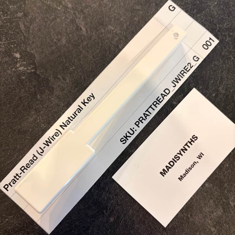 ORIGINAL Pratt Read Replacement G Key (J-Wire Keybeds) for ARP 2500/2600, Moog Minimoog, Oberheim OBX/OBXa/OB8, Sequential Prophet-5/10, PPG Wave 2.2, EML 500, and more image 1