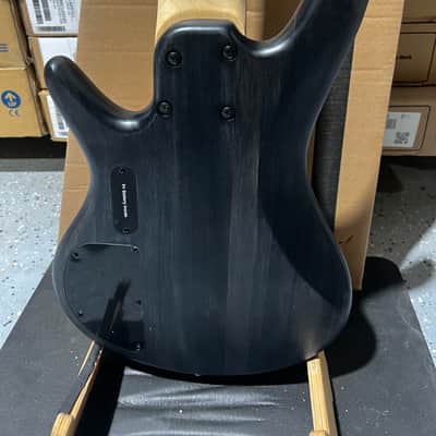 Ibanez Gio GSR206 6-string Electric Bass Guitar - Transparent Gray Flat image 5