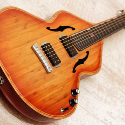 San Lorenzo Guitars Weiss 2017 - Carbon fiber body - Carbon/bamboo top - Lap steel image 1
