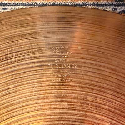 RARE 1950s Vintage Zildjian PAPER THIN 15” Hihats 948 1056 g Golden Era LIGHT COMPLEX SMOOTH image 3