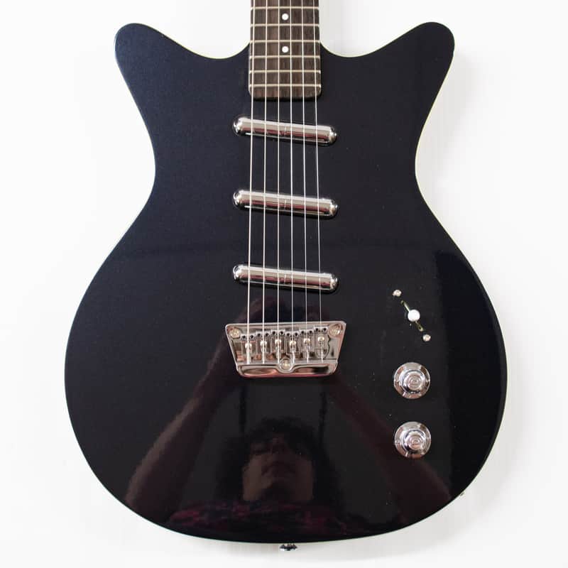 Danelectro 1959 Triple Divine Electric Guitar - Blue Metallic image 1