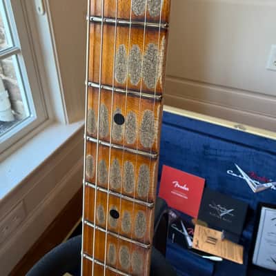 2026 Fender Custom Shop ‘57 Stratocaster SR25 Heavy Relic - Red Sparkle image 7