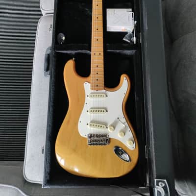 1997 Fender Stratocaster MIJ 1967 Reissue Natural Ash w/HSC image 9