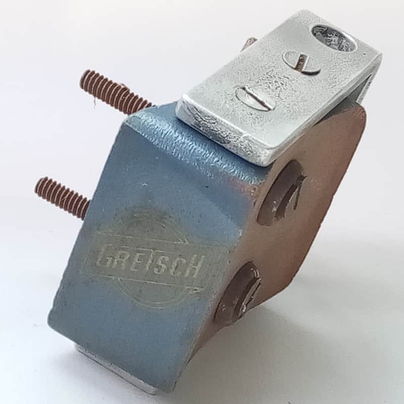 Gretsch Broadkaster Bongo Drum Mount Center Wood Block L-Arm Receiver Vintage50s image 1