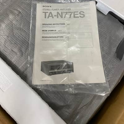 Sony TA-N77ES Power Amplifier - Incredible Condition / Original Box and Manual image 9