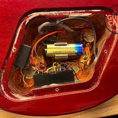 1997 Gibson LPB-3 Les Paul Standard Bass Heritage Cherry Sunburst image 11