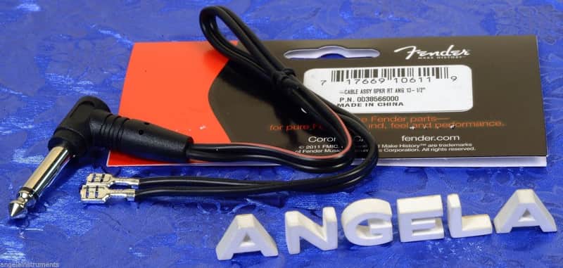 Genuine Fender Cable Snap On To 1/4" 13" Speaker Cord For Combo Amps 0038566049 image 1