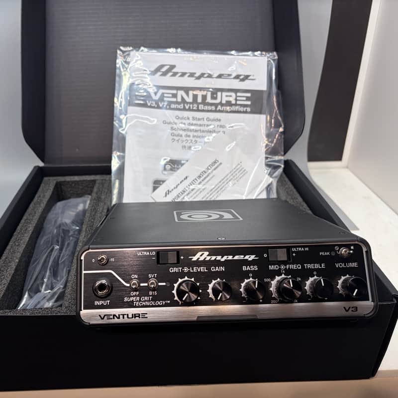 Ampeg Venture V3 300-Watt Bass Amp Head 2023 Customer Returned Product, Original packaging! image 1