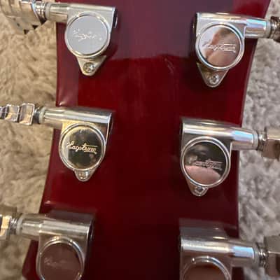 Hagstrom Northen Swede 2014 - Transparent Cherry Red image 3