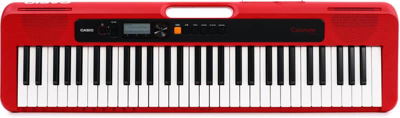 Casio Casiotone CT-S200 61-key Portable Arranger Keyboard - Red image 1