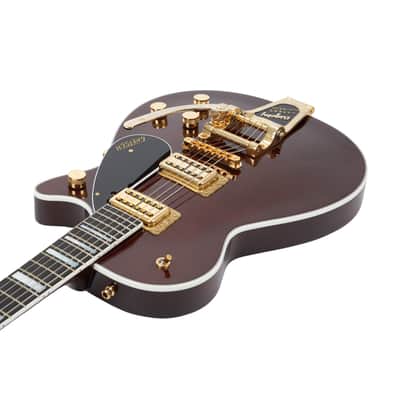 2021 Gretsch G6228TG-PE Players Edition Jet Electric Guitar w/Bigsby, Walnut Stain, JT2104XXXX image 2