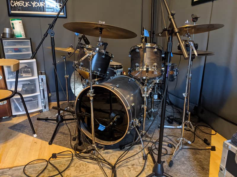 Kirsch Drums Custom 5-Piece Kit w/ Hardware, Zildjian Cymbals, and Soft Cases image 1