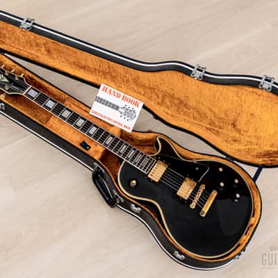 1985 Greco EGC68-500 Custom Black Beauty Vintage Guitar w/ Screamin PAFs & Case, Japan Fujigen image 19