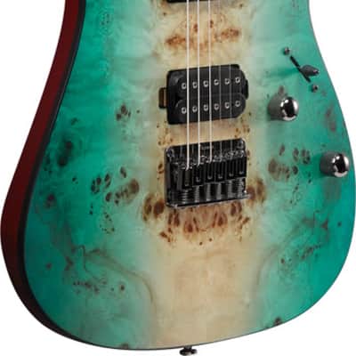 Ibanez RG Standard 6 String Electric Guitar - Caribbean Shoreline Flat (RG421PBCHF) image 2