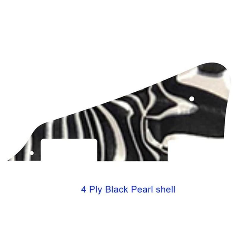Les Paul Pickguard-black pearl shell image 1