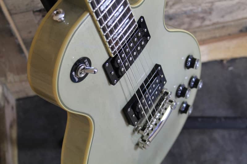 2013 Epiphone Les Paul Custom PRO TV Silver Limited Edition | Reverb
