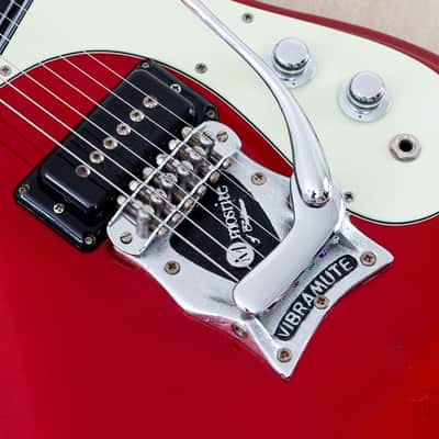 2008 Mosrite Ventures Model Mark I VM-1965 Candy Apple Red w/ Vibramute, Case & Tags, Japan Fillmore image 8