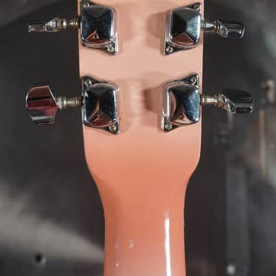 Crescent YMG PK - Pink Burst Cutaway Acoustic Guitar image 12
