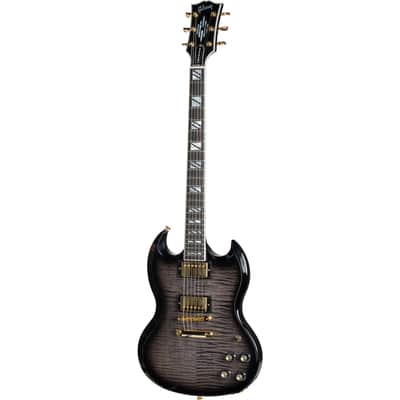 Gibson SG Supreme Electric Guitar - Translucent Ebony Burst image 4