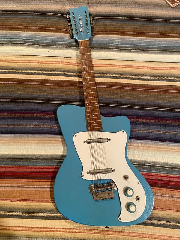 Danelectro Hawk 2N-12, 12 String 1967 - 1969 - Blue / Turquoise image 1