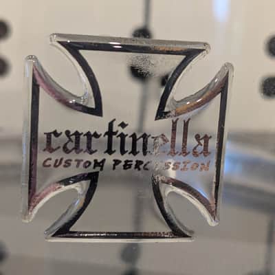 Cartinella Custom Percussion 14x7" Acrylic snare - Clear image 7