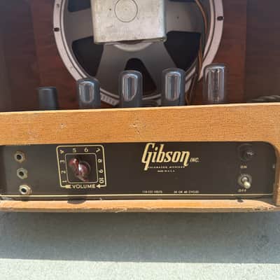 Gibson BR-6 3 Input 1951 - Brown image 9