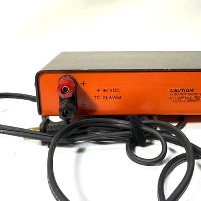 Vintage Crown PH-4 Orange and Black 4 Channel 48v Phantom Power Supply image 7
