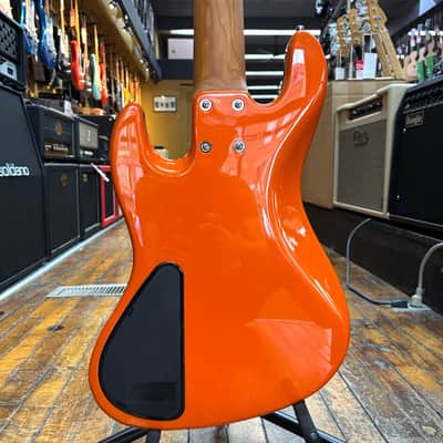 Sadowsky MetroExpress Vintage JJ 5-string Bass Guitar Solid Candy Apple Orange Metallic w/Padded Gig Bag image 3