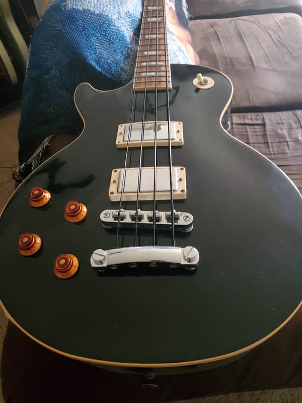 Gibson Left handed Les Paul bass 2013 Black image 1
