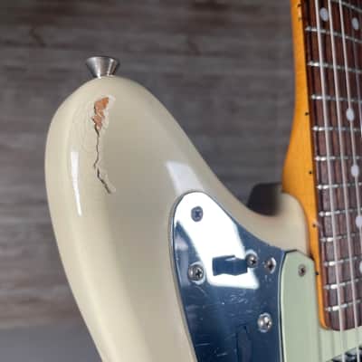 Fender '62 Reissue Jaguar Made in Japan 1993 - Vintage White image 4