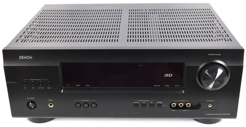Denon AVR-391 75w per Channel AM/FM Home Theater Stereo Receiver image 1