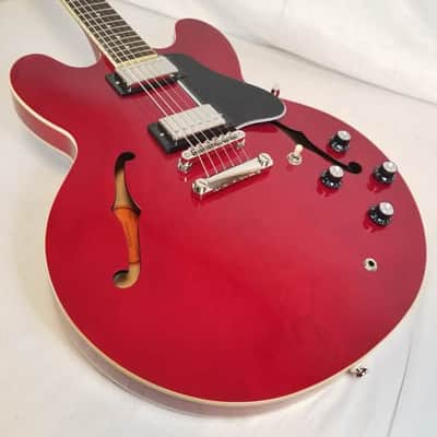 Epiphone ES-335 Semi Hollowbody Electric Guitar, Cherry image 6