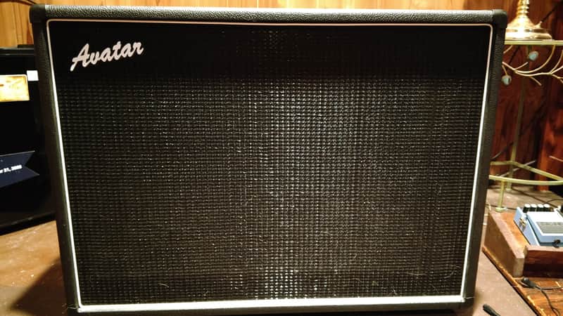 Avatar 2x12 Guitar Cabinet with Celestion G12M Greenbacks image 1