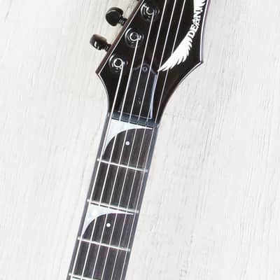 Dean Guitars Dave Mustaine USA Zero Korina Limited Electric Guitar Black with Hard Case image 4