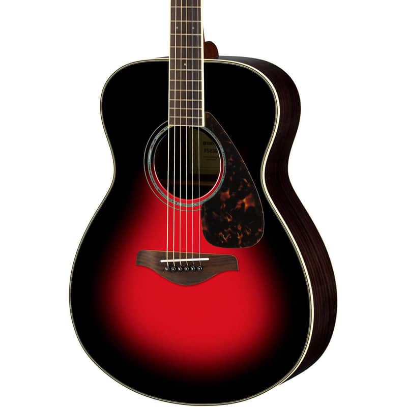 Yamaha - FS830 DSR - Small Body Acoustic Guitar - Dusk Sun Red (FS830 DSR) image 1