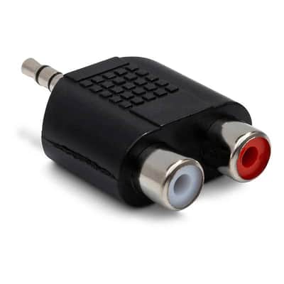 Hosa GRM-193 adaptor - Dual RCA to 3.5 mm TRS image 5