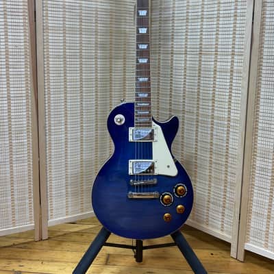 Epiphone Les Paul Standard Quilt Top PRO 2012 - Trans Blue image 2