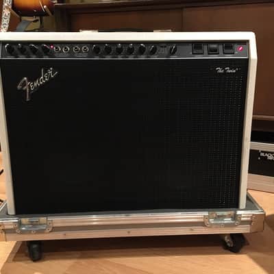 Fender The Twin Reverb 1988 - White Snake Skin Tolex image 6