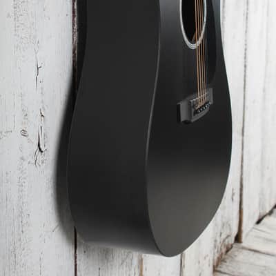 Martin DX Johnny Cash Dreadnought Acoustic Electric Guitar Jett Black w Gig Bag image 11