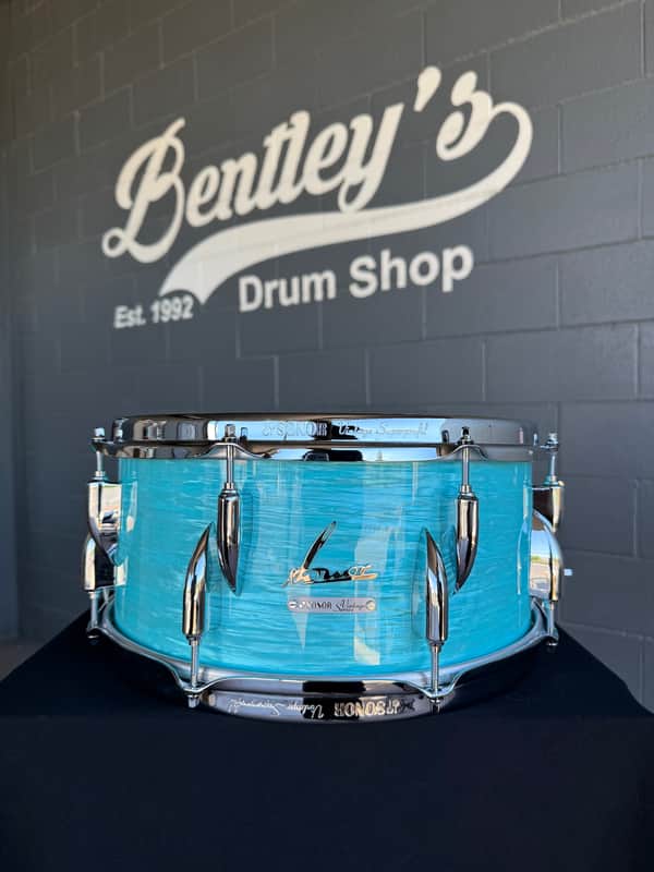 SONOR Vintage Series 6.5x14" Snare Drum in California Blue (Rm4) image 1