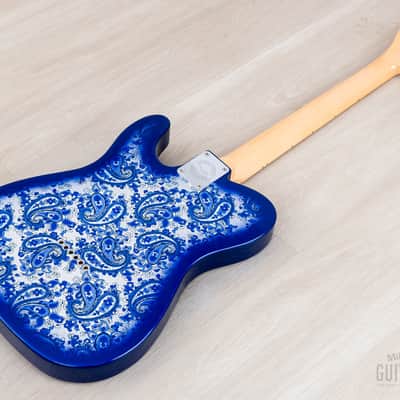 2025 Fender Limited Telecaster Indigo Paisley, Mint w/ Hangtags, Japan MIJ image 13