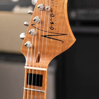 Novo Custom Shop Serus J Medium Distress Electric Guitar - Candy Apple Red with Gig Bag image 6