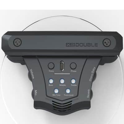 Double X2GO (AcoustiFex) Acoustic Guitar Preamp Pickup Effects Systemle image 3