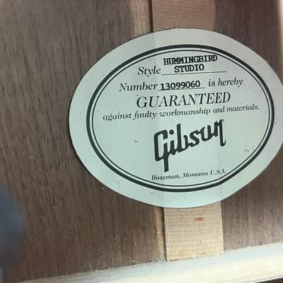 2019 Gibson Hummingbird Studio Natural image 14