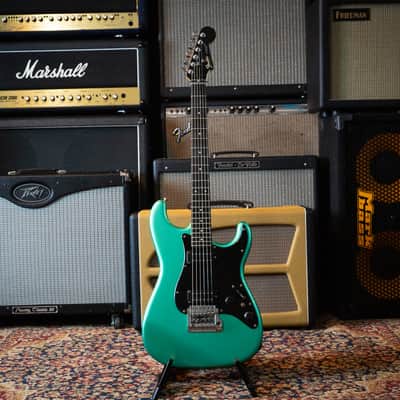 Fender Contemporary Series Stratocaster Deluxe HH 1985 - 1987 - Emerald Mist image 4