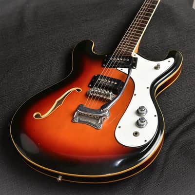 USED Mosrite 1969 Combo Electric Guitar with Hard Case image 1