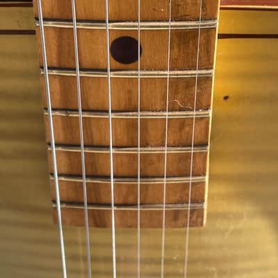 Kay K6868 Archtop Acoustic Guitar Harmony Silvertone Airli 60s - Blonde image 5