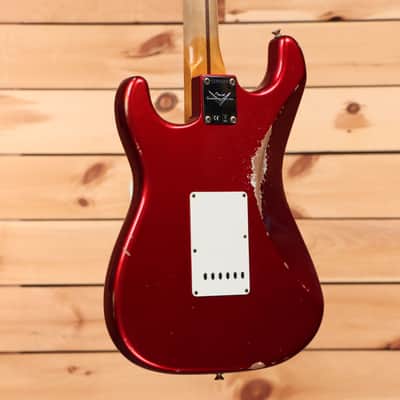 Fender Custom Shop Time Machine 1958 Stratocaster Relic - Faded/Aged Candy Apple Red-CZ582866 image 6
