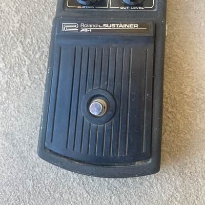Vintage 1970s Roland Boss AS1 AS-1 sustain sustainor compressor guitar pedal made in Japan image 1