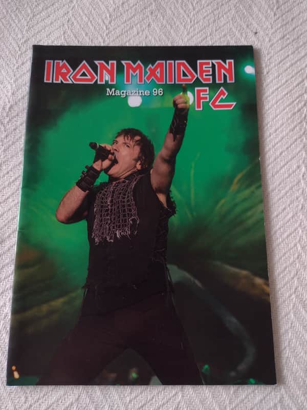 Iron Maiden Fan Club FC Magazine #96 with poster! image 1